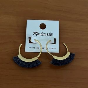 Madewell Fringe Hoop Earrings
